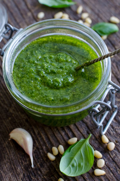 istock Pesto genovese sauce 1140880524
