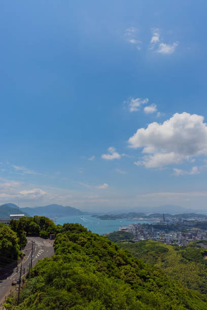 istock japanese landscape, kanmon kaikyo 1140890029