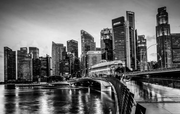 istock Singapore central business district skyline 1140890189