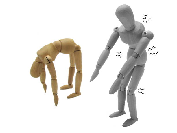 The body is stiff