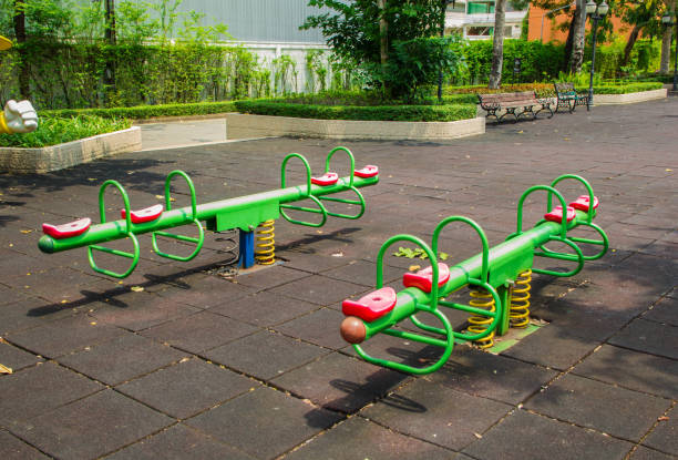 istock colourful children playground equipment 1140896277