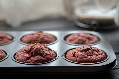 homemade bakery: sweet purple potato muffins