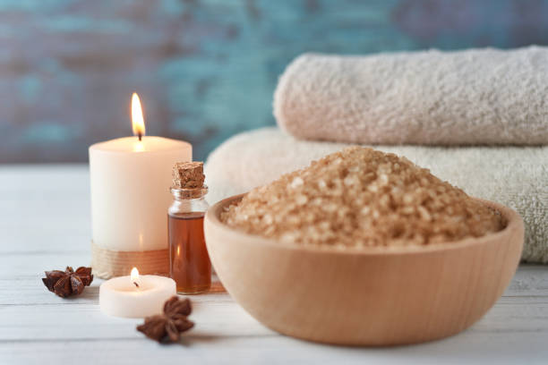istock Spa and cosmetic treatment composition 1140917001