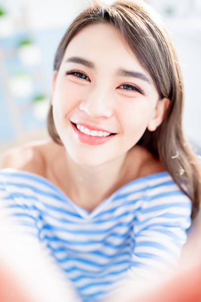 istock beauty woman take a selfie 1140918676