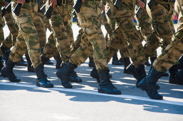 istock The parade of soldiers 1140919736