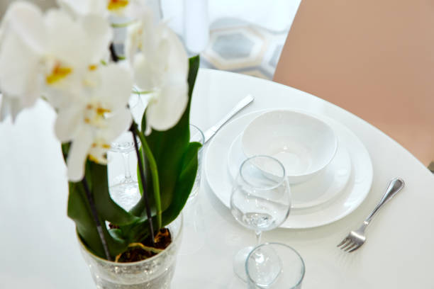 istock Beautiful table setting, great design for any purposes. Traditional festive decoration. Spring season. Copy space 1140929567