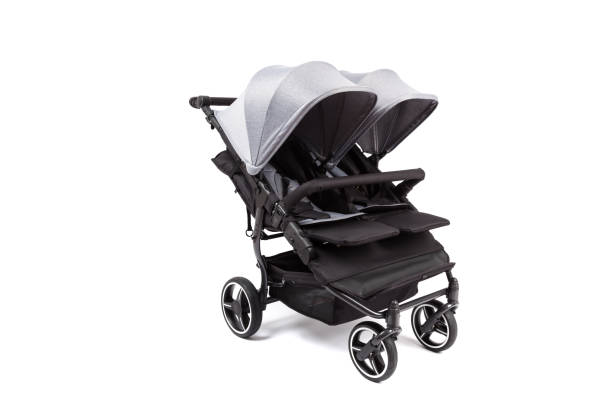 istock baby carriage, stroller for twins isolated on white background 1140932940