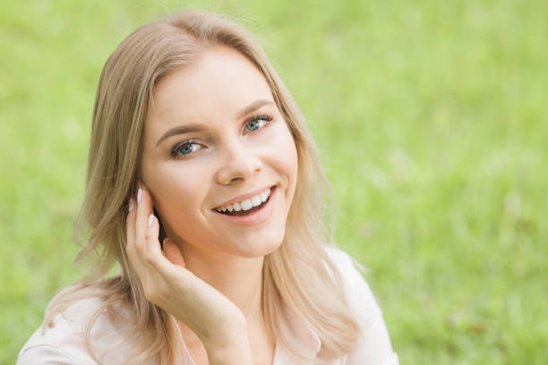istock Woman touching face skin 1140935732