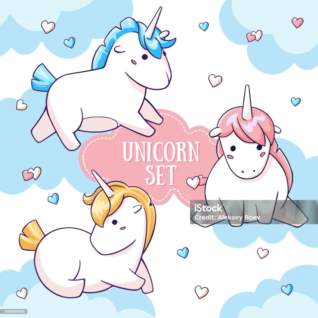 Vetores de Conjunto De Unicórnios Kawaii Unicórnios Bonitos Dos Desenhos Animados No Céu E No Fundo Dos Corações Doodle Caráteres Pequenos Do Unicórnio e mais imagens de Conto de Fadas - iStock Vetores de Conjunto De Unicórnios Kawaii Unicórnios Bonitos Dos Desenhos Animados No Céu E No Fundo Dos Corações Doodle Caráteres Pequenos Do Unicórnio e mais imagens de Conto de Fadas - iStock
