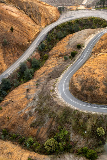 istock Winding road into Queenstown Tasmania 1140942862