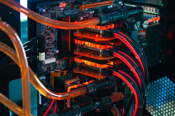 istock Close-Up Of Wires On Computer Motherboard 1140944070