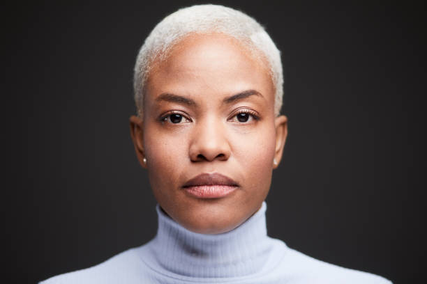 istock Businesswoman studio head shot. 1140949327