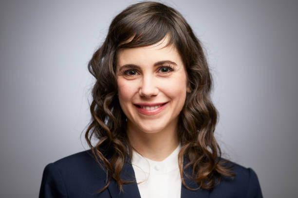 istock Businesswoman studio head shot. 1140949336