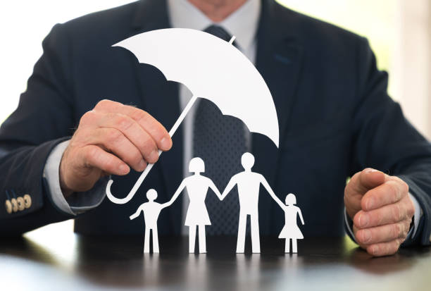 istock Concept of family protection 1140953549