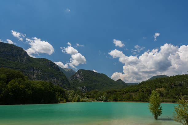 istock Castel San Vincenzo, Isernia, Molise. The lake. 1140966454