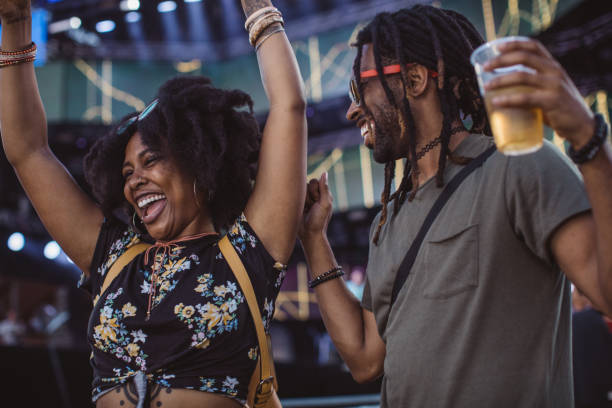 istock Having great time at festival 1140971170
