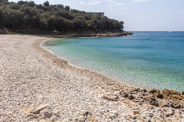 istock Ambrela Beach Verudela Pula Croatia 1140972035