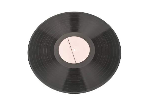 istock Vinyl record disc isolated on white background 1140973818
