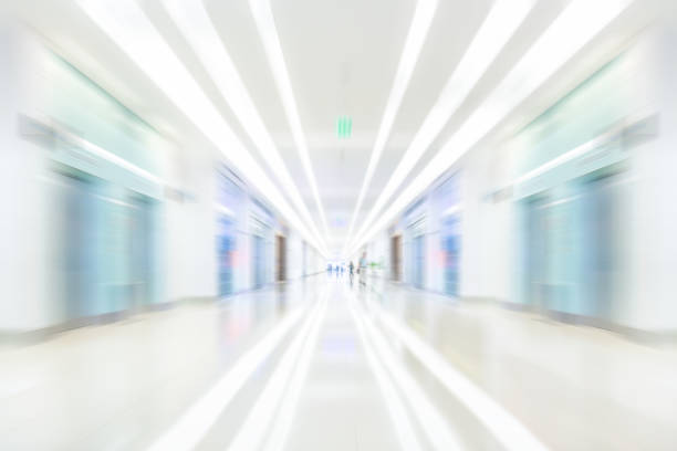istock Motion blurred shopping center 1140974804