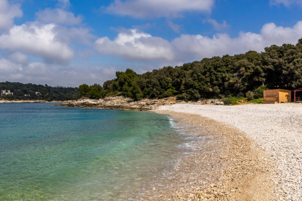 istock Ambrela Beach Verudela Pula Croatia 1140976662