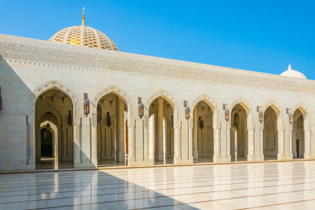 istock the Sultan Qaboos Grand Mosque in Muscat, Oman 1140980347