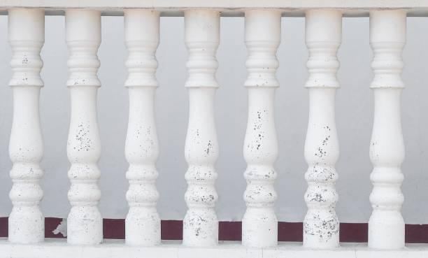istock White Plaster Sculpture Balusters in Old Building 1140981898