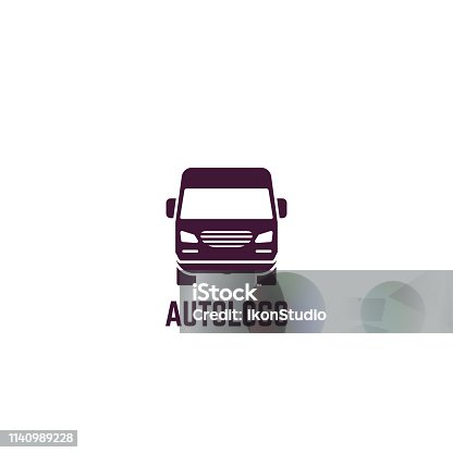 istock Logo of delivery van 1140989228