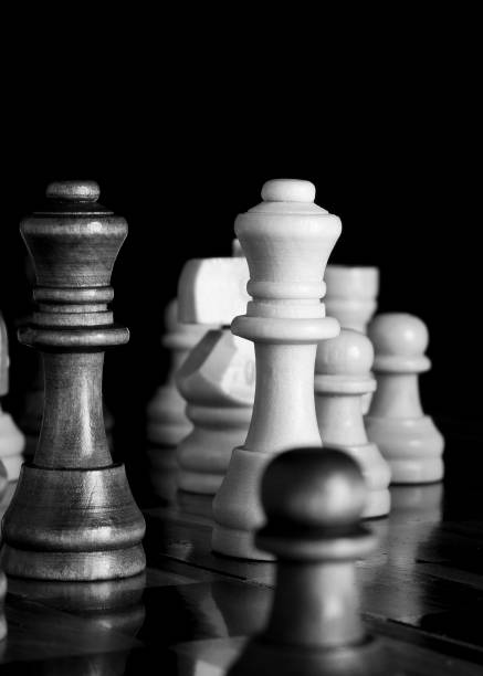 istock Chess photographed on a chessboard 1140989770