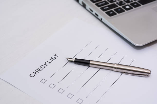 istock View of a checklist with selection boxes and pen 1140993217