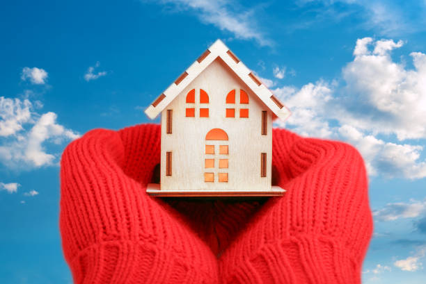 istock Warm house. Concept heat saving. 1140993732