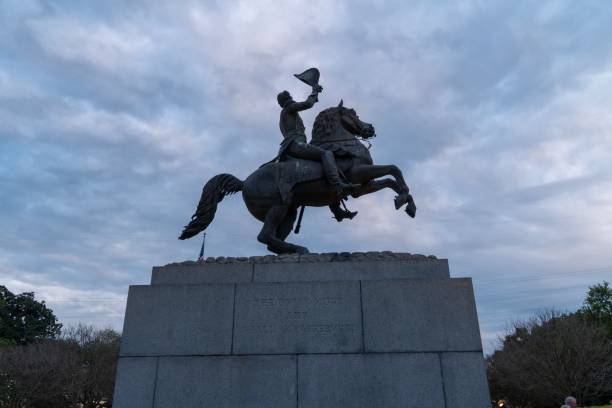 istock New Orleans - Andrew Jackson statue in Jackson Square 1141000012