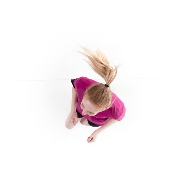 istock Directly above view of female athlete 1141008011