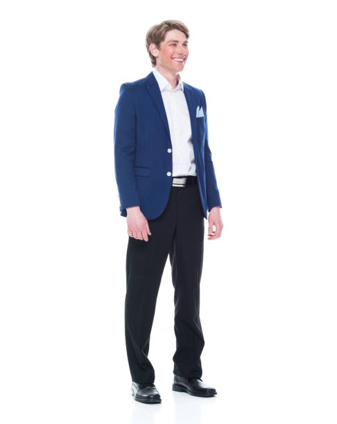 istock Handsome man holding a question mark sign and wearing a blue blazer 1141009097