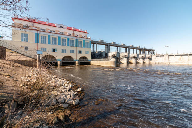 istock Chigirinsky hydroelectric station located on the river 1141010315
