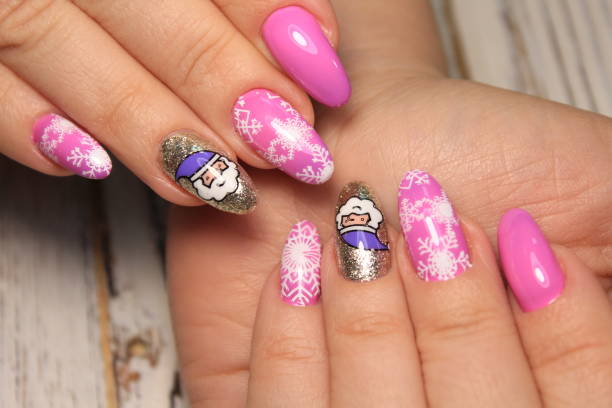 istock Amazing natural nails. Women's hands with clean manicure 1141011058