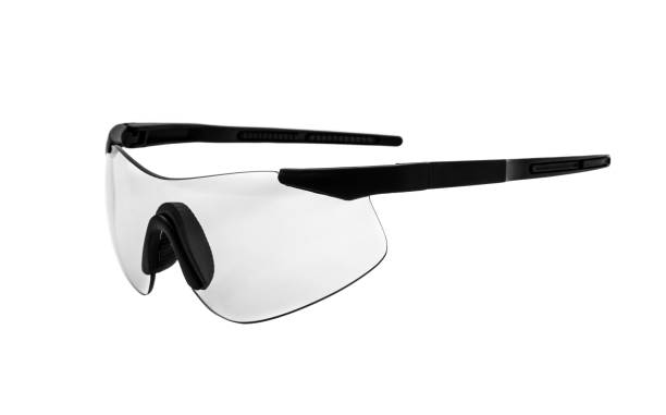 istock Safety glasses for shooting and work isolated on white background 1141015626