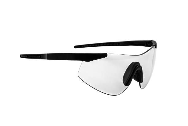 istock Safety glasses for shooting and work isolated on white background 1141016156