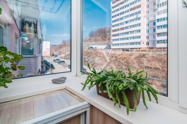 istock The photo of a light balcony 1141016350