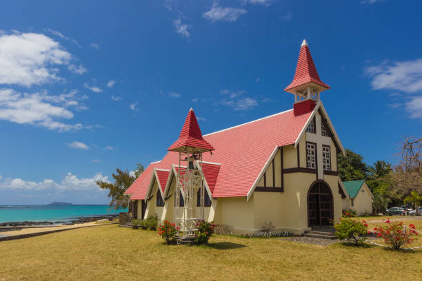 istock Church by the sea, Mauritius. 1141017276