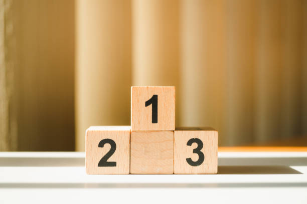 istock Closeup wooden podium 1141018055