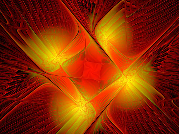 istock Abstract illustration of a fractal pattern on black background 1141019582