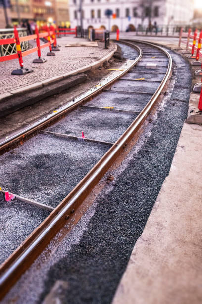 istock Railroad track repair 1141023149