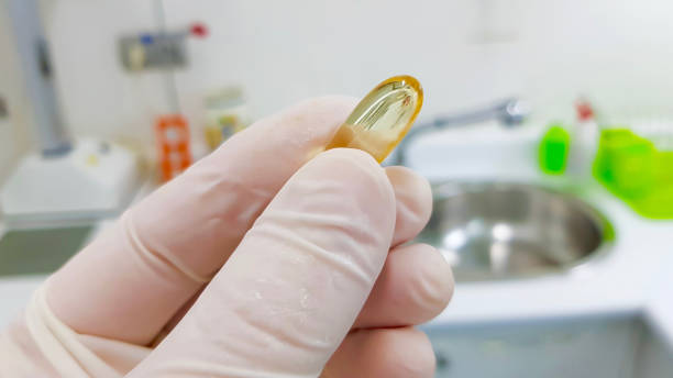 istock Gelatinous oil capsules 1141023531