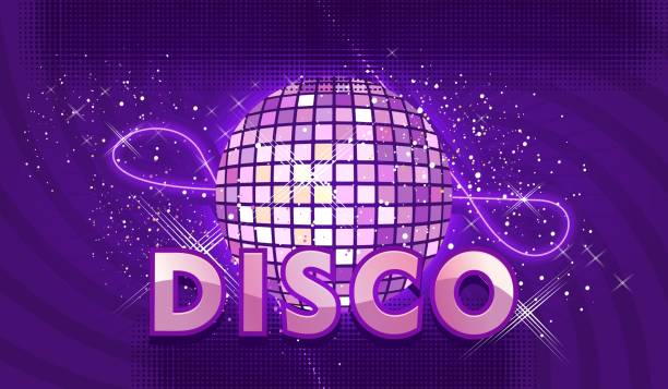 illustrations, cliparts, dessins animés et icônes de disco boule rétro - backgrounds nightclub disco ball disco