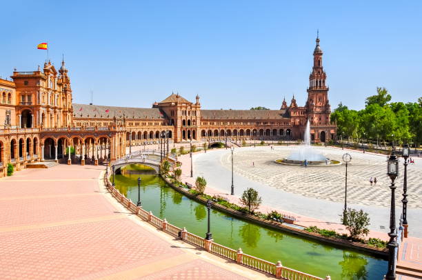 istock Spain square in Seville, Spain 1141031554