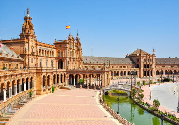 istock Spain square in Seville, Spain 1141031555