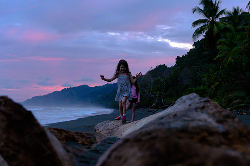 Stunning sunset on the Osa Peninsula of Costa Rica