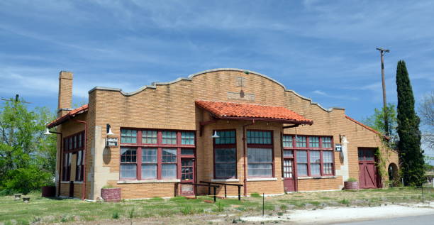 Abilene, Texas Burlington Depot abilene texas stock pictures, royalty-free photos & images
