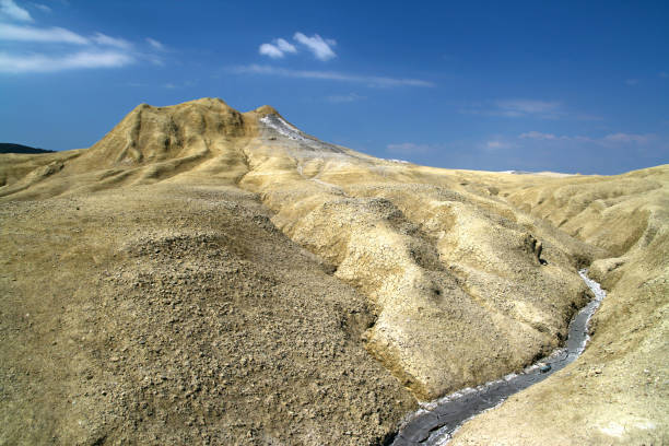 istock Mud volcano and dry crust 1141048640
