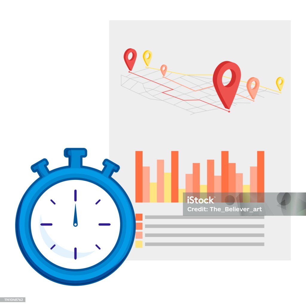 Real time location icon line element. Vector illustration of real time location icon line isolated on clean background for your web mobile app logo design Real time location icon line element. Vector illustration of real time location icon line isolated on clean background for your web mobile app logo design. Point - Scoring stock vector